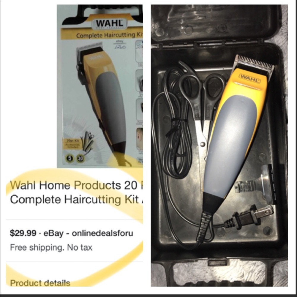 NEW NEVER USED WAHL Clippers w Scissors💛